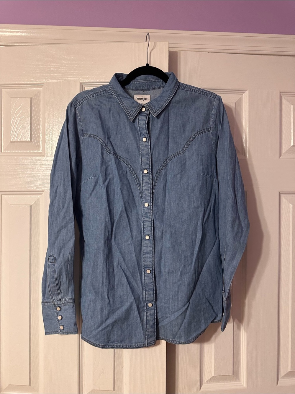 WRANGLER® X YELLOW ROSE BY KENDRA SCOTT DENIM SHIRT